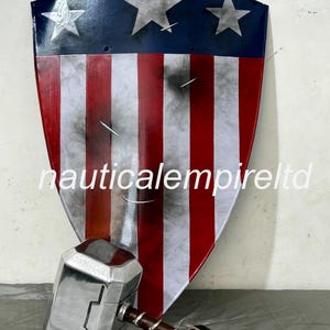Captain America Heater Shield And Thor Hammer