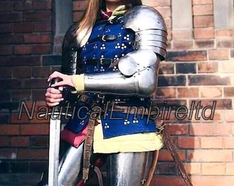 Medieval Lady Queen Warrior Outfit Knight Female Armor Costume For Cosplay And Jousting
