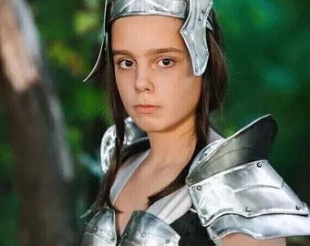 Coraza de acero medieval femenina: armadura de princesa guerrera / Cosplay, LARP, Renacimiento, armadura de fantasía