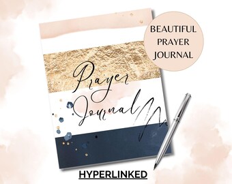 Prayer Journal Printable, Onenote journal, Onenote Planner, Hyperlinked Prayer Journal, Digital Faith Planner, Devotional Journal, Christian