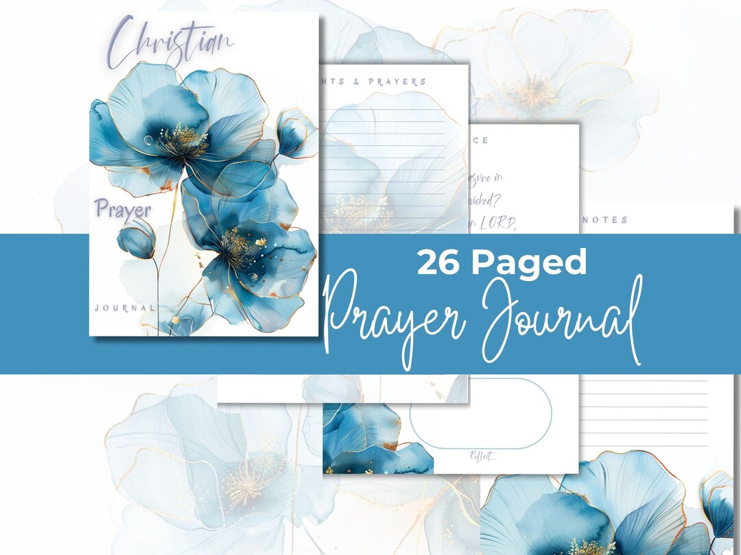 Prayer Journal, Onenote Template, Onenote Planner Template, Prayer