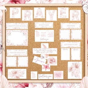 Prayer Board Kit, Prayer Board Kit Printable, Prayer Board, Prayer Board Printables, Prayer Board Kit with Envelopes, Prayer Board Printable