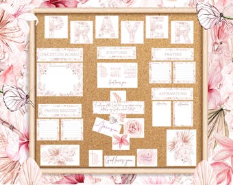Prayer Board Kit, Prayer Board Kit Printable, Prayer Board, Prayer Board Printables, Prayer Board Kit with Envelopes, Prayer Board Printable