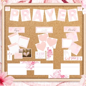 Prayer Board Kit, Prayer Board Printables, Prayer Board Printable, Prayer Board, Prayer Board Kit with Envelopes, Prayer Board Template