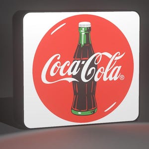 Coca-Cola LED Light Box Sign Illuminated Wall Display Collectables Gift