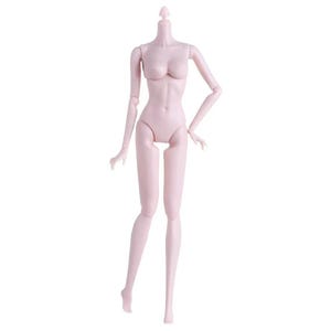 30cm Fashion Doll Body 12 Joint Articulated Figure | 1/6 Scale DIY Doll Body in 4 Skin Tones for Custom Dolls image 6