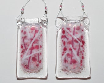 Wall Pocket Vase Fused Glass Artisan