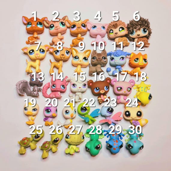 Figurine Littlest Pet Shop (LPS) Hasbro - Animal Sauvage - Occasion à L'Unité