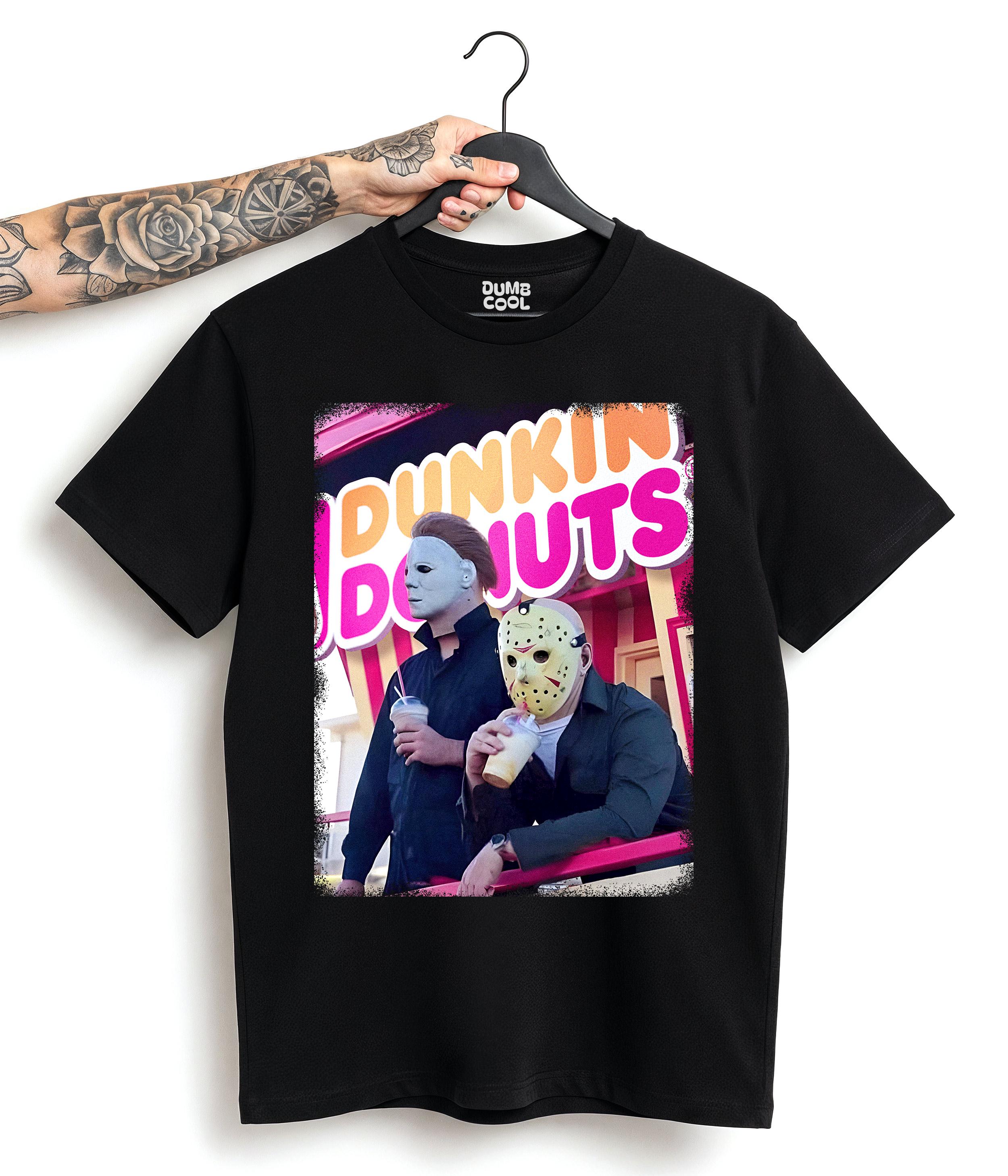 トップス DUNKIN'DONUTS T-shirt 90s Vintage 1990s Dunkin Donuts White T-Shirt L | Defunkd