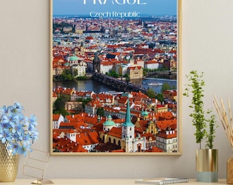 Poster Prag Altstadt: Reisefotografie aus der Tschechischen Republik