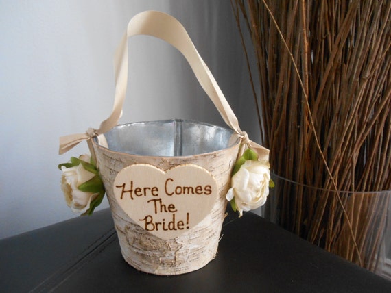 fall flower girl baskets