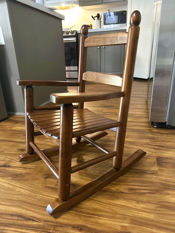 Wooden Child's Rocking Chair: Indoor/Outdoor Hardwood Rocker