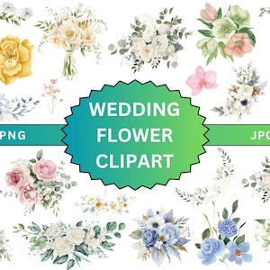 Wedding flowers clipart,Watercolor white flowers,Watercolor Clipart,White rose background PNG,Watercolor Wedding Clipart,Floral Clipart,png