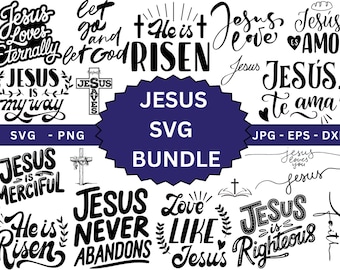 Jesus Christus SVG, christliches SVG-Bundle, Bibel-Vers-Svg, religiöses SVG, christliche Schnittdateien, Glaube SVG, inspirierende Zitate, kommerzielle Nutzung, Cricut