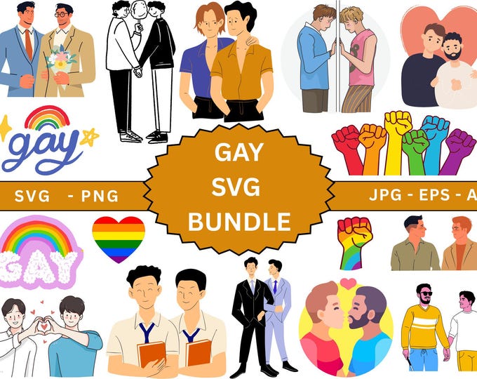 LGBTQ+ BIG Bundle, LGBTQ Svg Bundle, Gay Ally, Heather Roberts Art ...