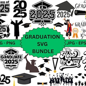 Graduation Shirt Svg, 2025 Graduation SVG Bundle, Senior 2025 Svg, Class of 2025 Shirt Svg, Graduation Hat Svg Design, Graduate Family Svg