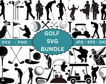 Monogram golfowy Svg/Kij golfowy Svg/Golf SVG PNG Bundle/Piłka golfowa Svg/Podzielony monogram Svg/Pliki do cięcia golfa/Golf SVG dxf/Piłka golfowa eps