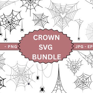 Spider Web svg Bundle,Spider Web Clipart,Spider Web Silhouette,Spider Web Svg for Cricut,Spider Web Vector,Cobweb Svg,Digital Download