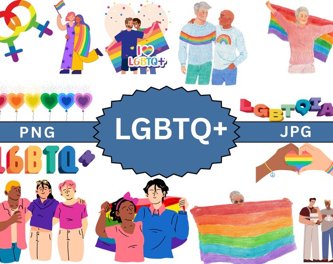 LGBTQ+ BIG Bundle, LGBTQ Svg Bundle, Gay Ally, Heather Roberts Art ...