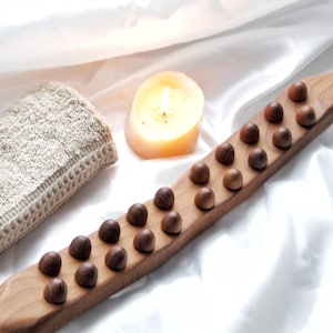 Wooden Gua Sha Body Massager for Deep Relaxation & Wellness