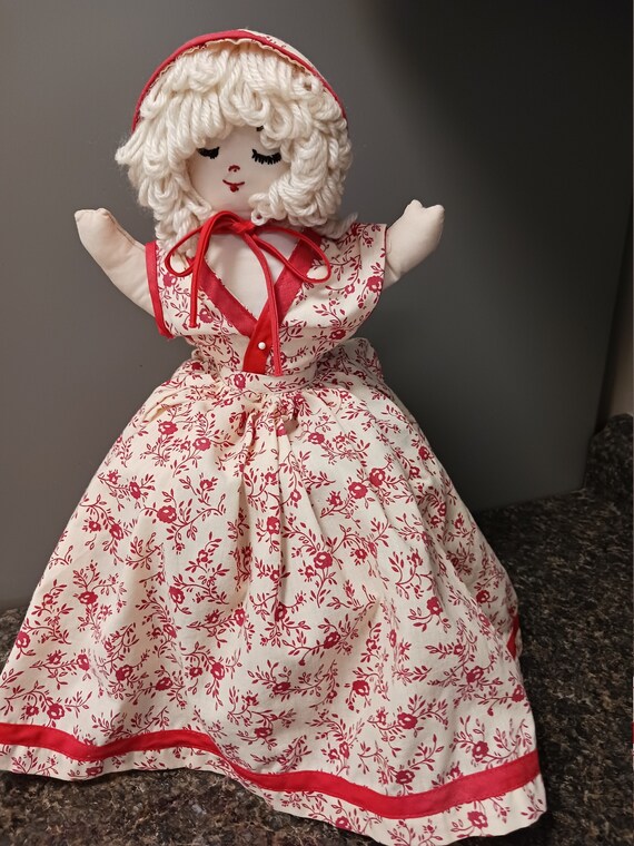 Vintage 1960s Hand Made Toaster Cover Doll. Good Pre Owned Etsy