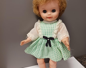 Poupée Corolle Vintage 1991 - Bébé Articulé 30cm - Fille Blonde Robe Rose