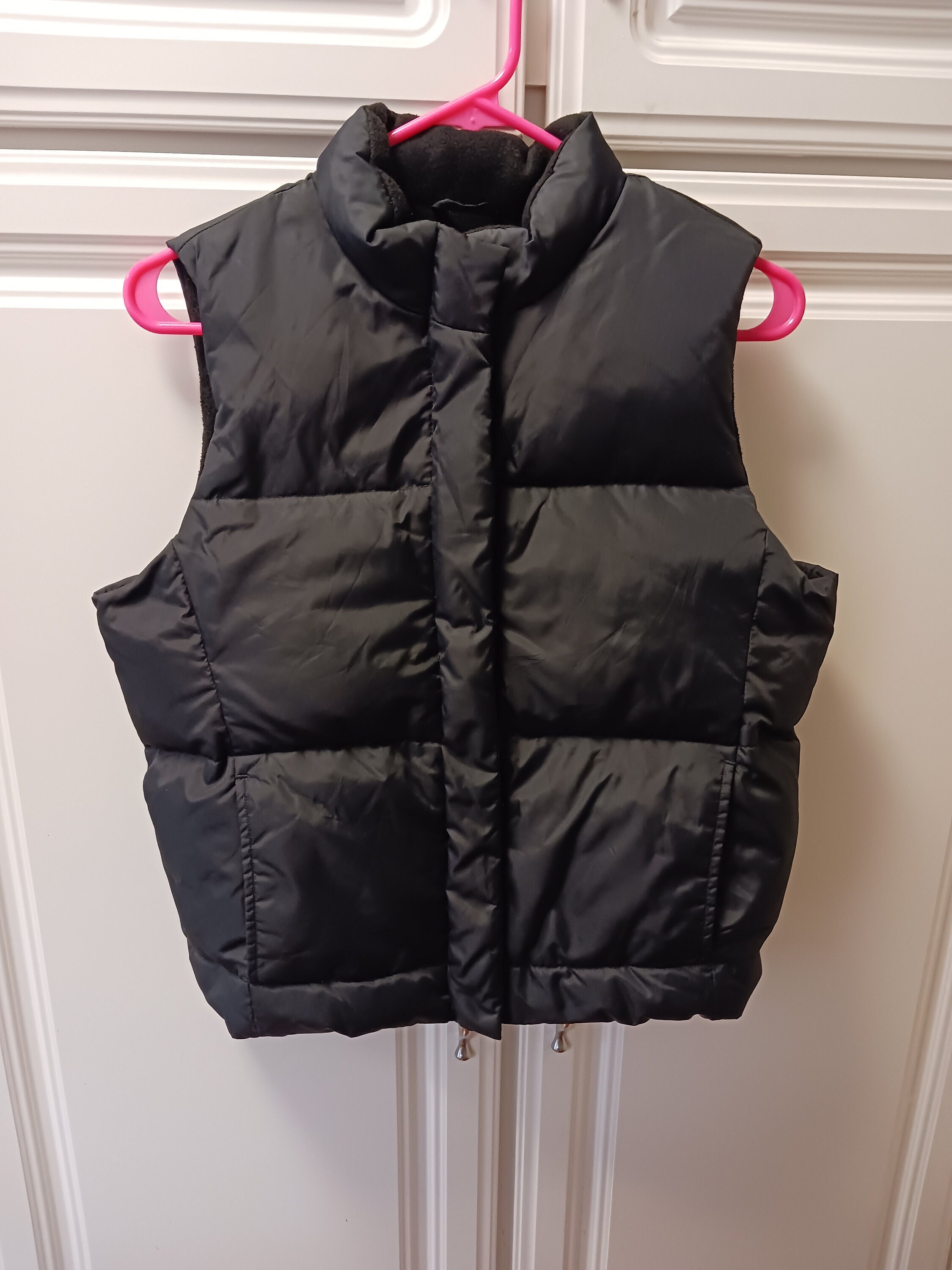 Women's Vintage GAP Down Filled Puffer Vest. Size S. Black