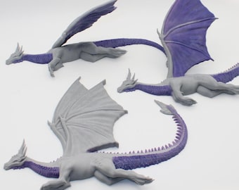 Wall Dragon Serethar - Fantasy Wall Decor