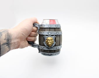 Tavern & Tabletop Can Holder Keg 0.33 with customizable emblems