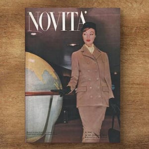 Novità 1955-02 PDF vintage rivista italiana moda digitale da scaricare 50s Retro Craft Journal