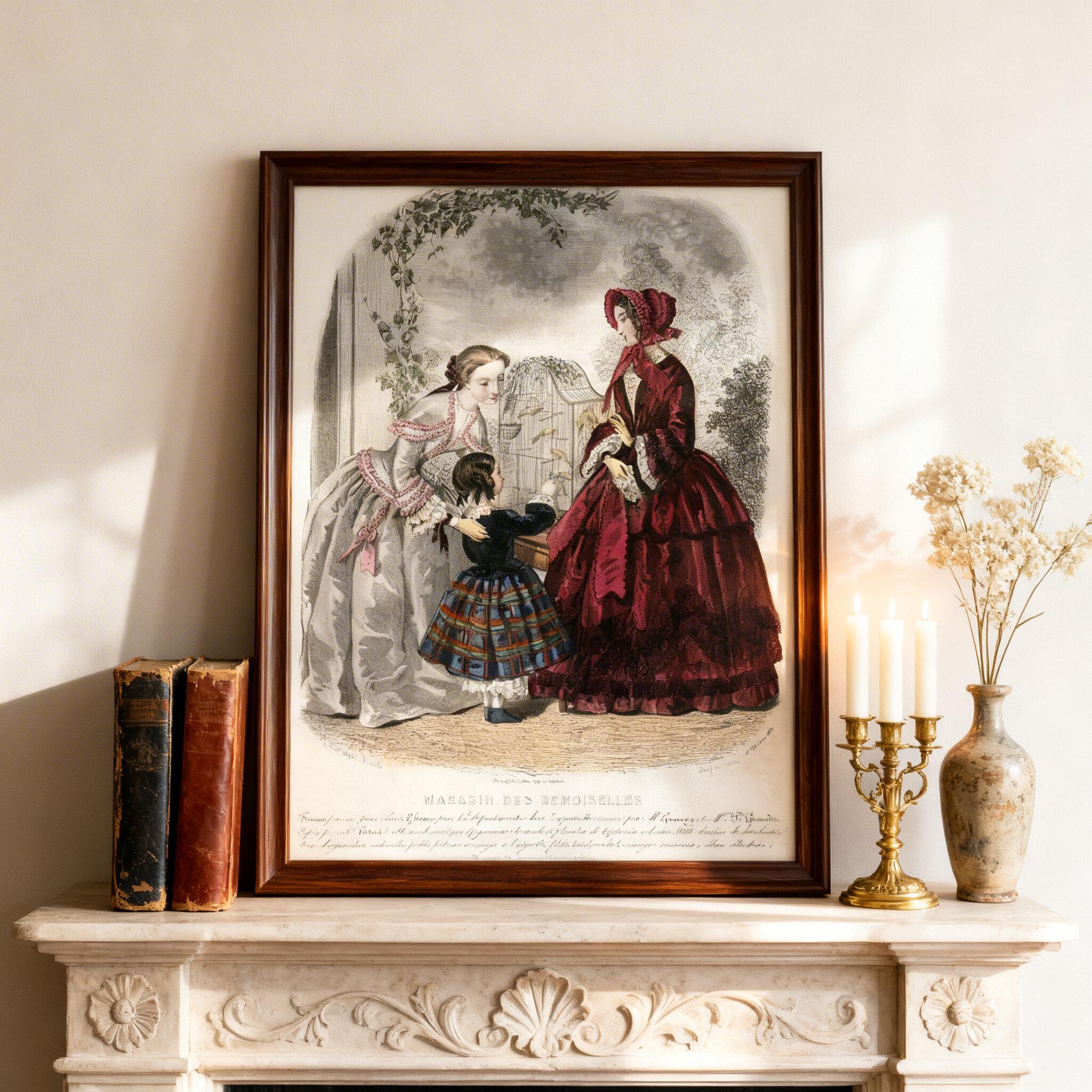1850s french fashion - Etsy 日本