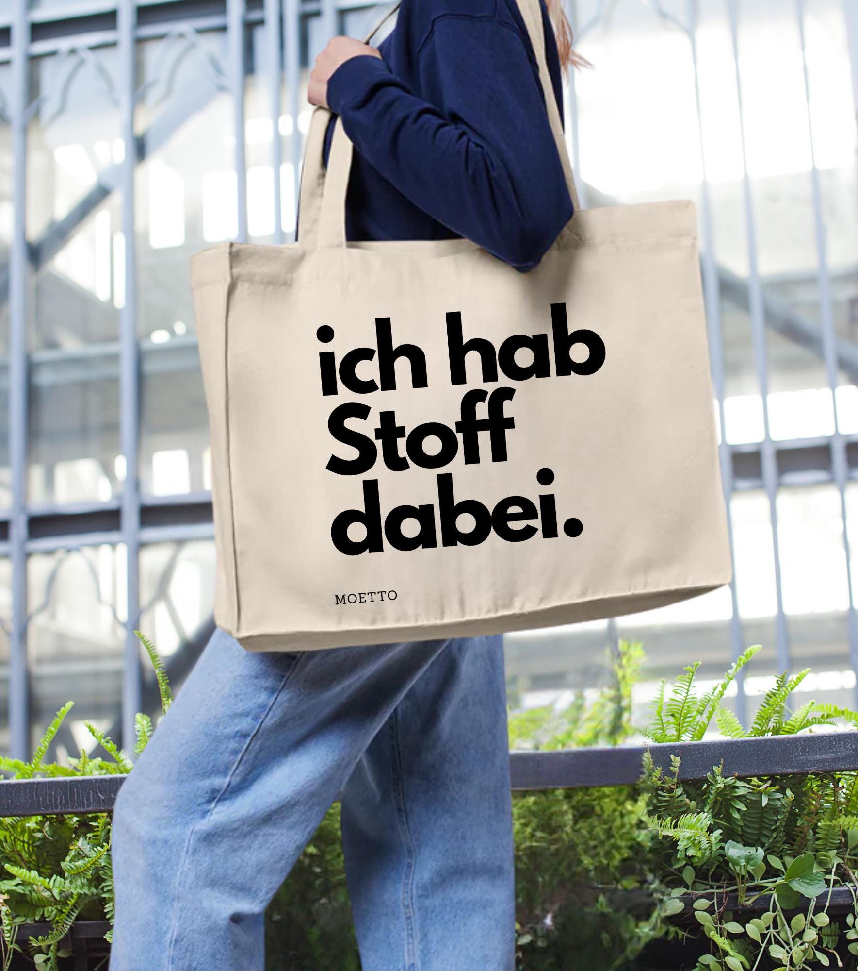 Shopper bag, tote bag, organic shopping bag, cotton fabric bag, jute bag, shopping travel, beach, gift girlfriend