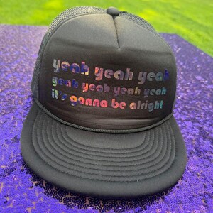 Chapeau noir à bords plats EveRyThings Right