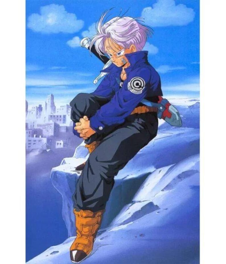 Dragon Ball Z Real Handmade Leather Jacket Cosplay Costume, Halloween Costume Jacket. Gift For Him/her image 2