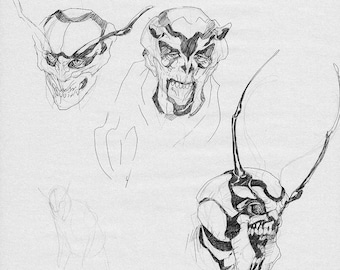 Wasp Man sketches by Mike McKone. Free USA shipping!