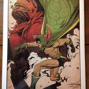Green Turtle, First Asian-American Superhero Poster by Steve Lieber image 2
