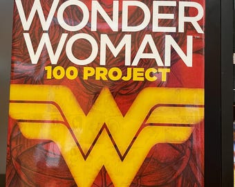 WONDER WOMAN Hero 100 hardcover. Signed by Chan, Farris, Hamm, Lieber, Guinan, & Randall