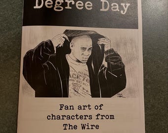 ZINE Like a 40 Degree Day: Fan art of characters from The Wire