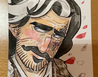 Verso from Expedition 33. Watercolor art by Cat Farris.