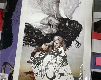 ALABASTER: Wolves, complete set. Five issues, sketchcard & print!