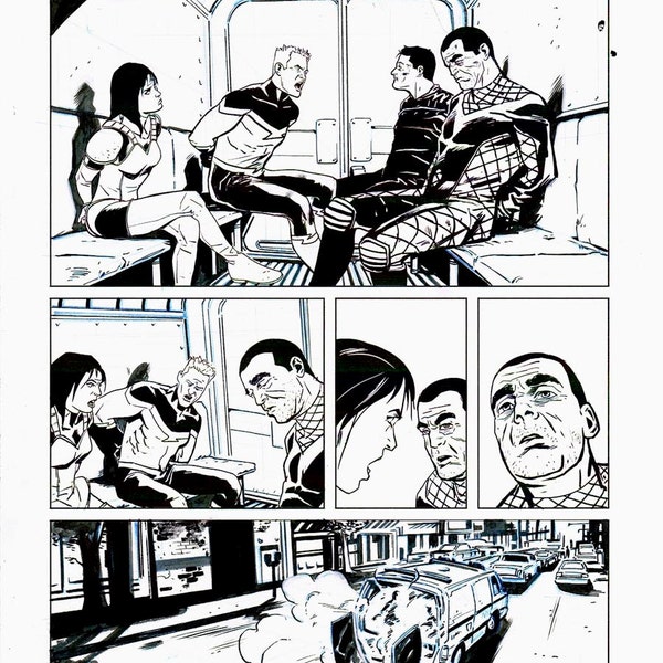 Superior Foes original art by Steve Lieber issue 4 page 12