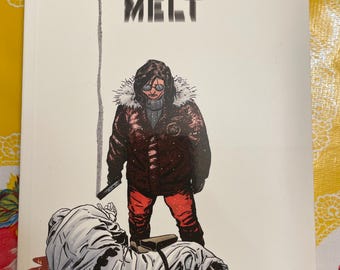 RARE First printing- Whiteout:Melt tpb. Signed and sketched by Steve Lieber. Written by Greg Rucka.
