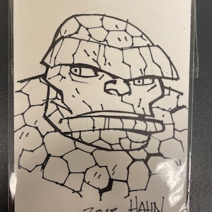 Ben Grimm-schetskaart van David Hahn