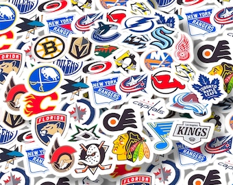 NHL Ice Hockey Team Logo Stickers | National Hockey League Fan Stickers