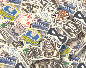 NIHL Ice Hockey Team Logo Stickers | UK Hockey Fan Stickers