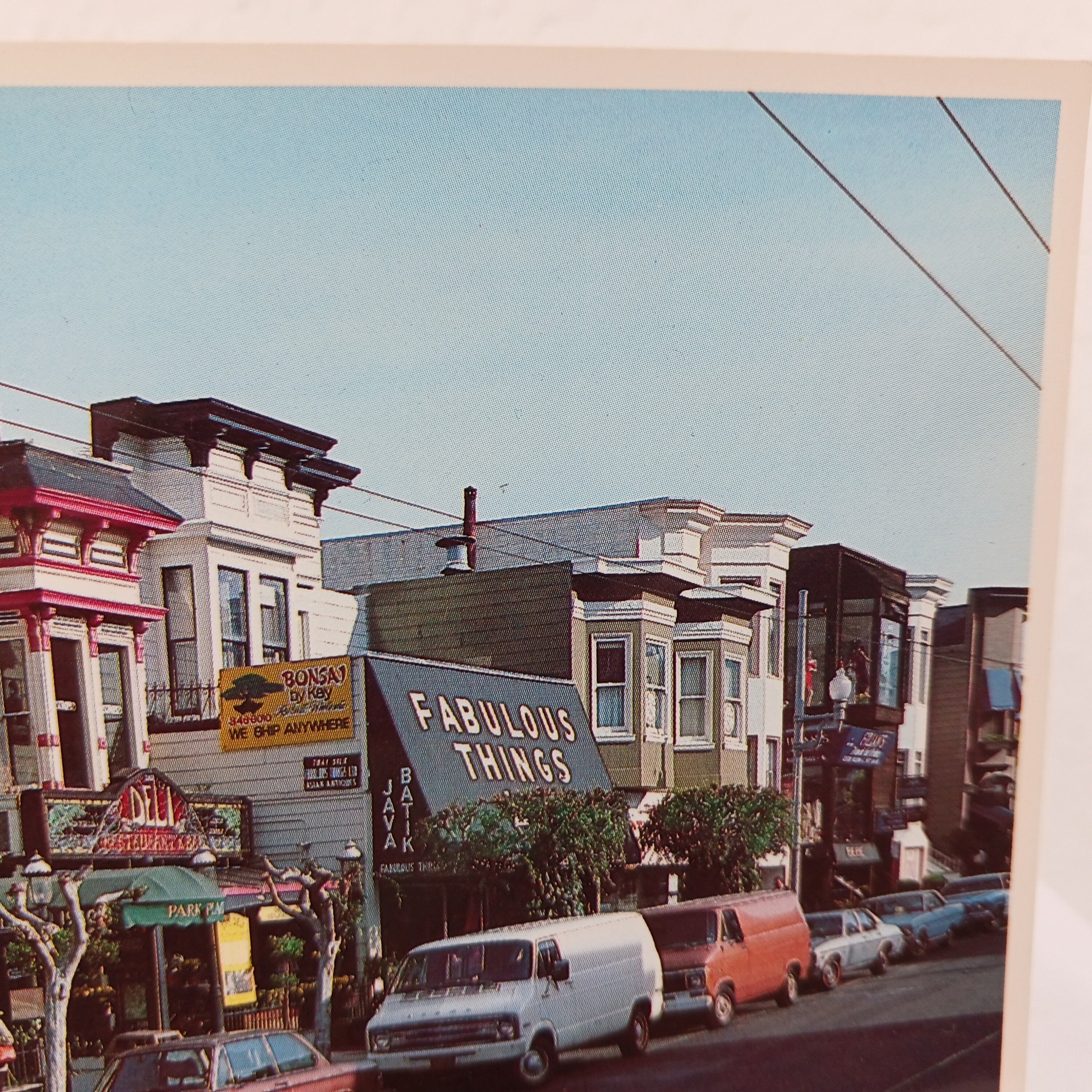 California San Francisco Union Street Plastichrome Photograph Print