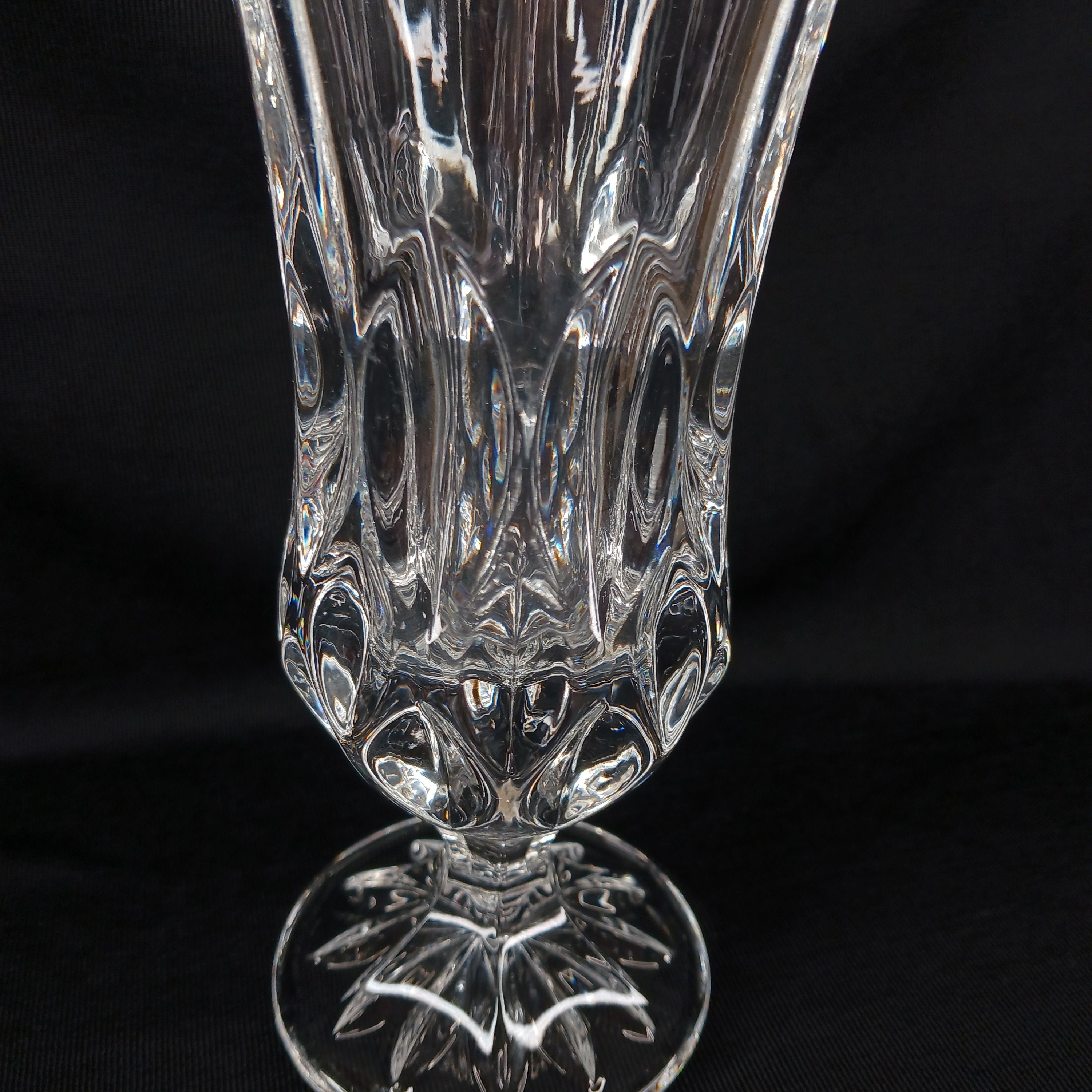 Vintage GORHAM Full Lead Crystal West Germany Label LADY ANNE Etsy