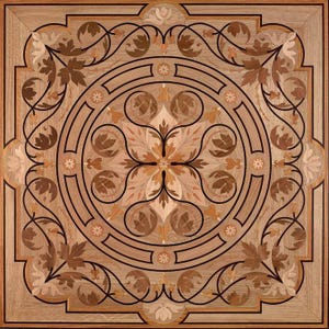 Printable Dollhouse Tiled Flooring, Parquet Wood Realistic Floor Pattern for Digital Download, 1/12 Scale Miniatures