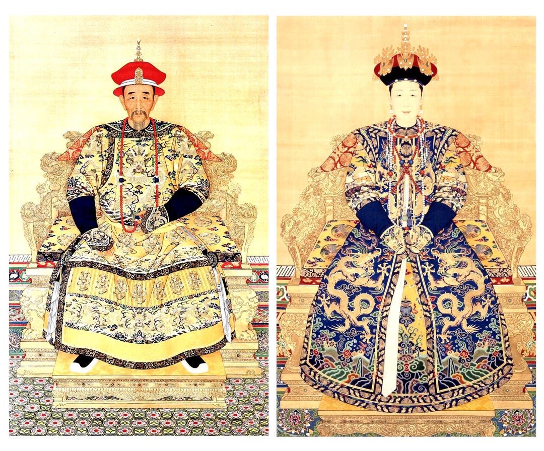 Kangxi Emperor and Empress Portrait Print, Chinese Ancestors Huge  Portraits, Qing Dynasty Wall Art, Vintage Chinoiserie, Digital Download -  Etsy, image size:1080x896