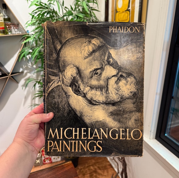 Mid Century C. 1948 Large Michelangelo Paintings 145 Lithograph
